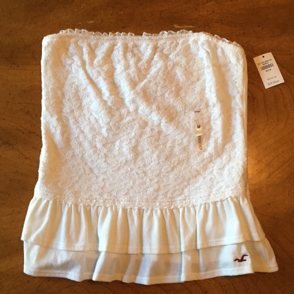 Women's white tube top